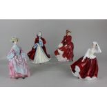 A Royal Doulton porcelain limited edition figure of Mary Countess Howe no 4146 / 5000, together with