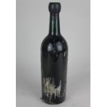 A bottle of vintage port by repute Quinta do Noval 1966 missing paper label, embossed cap