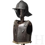 Helm und Kürass, England, Mitte 17. Jhdt.