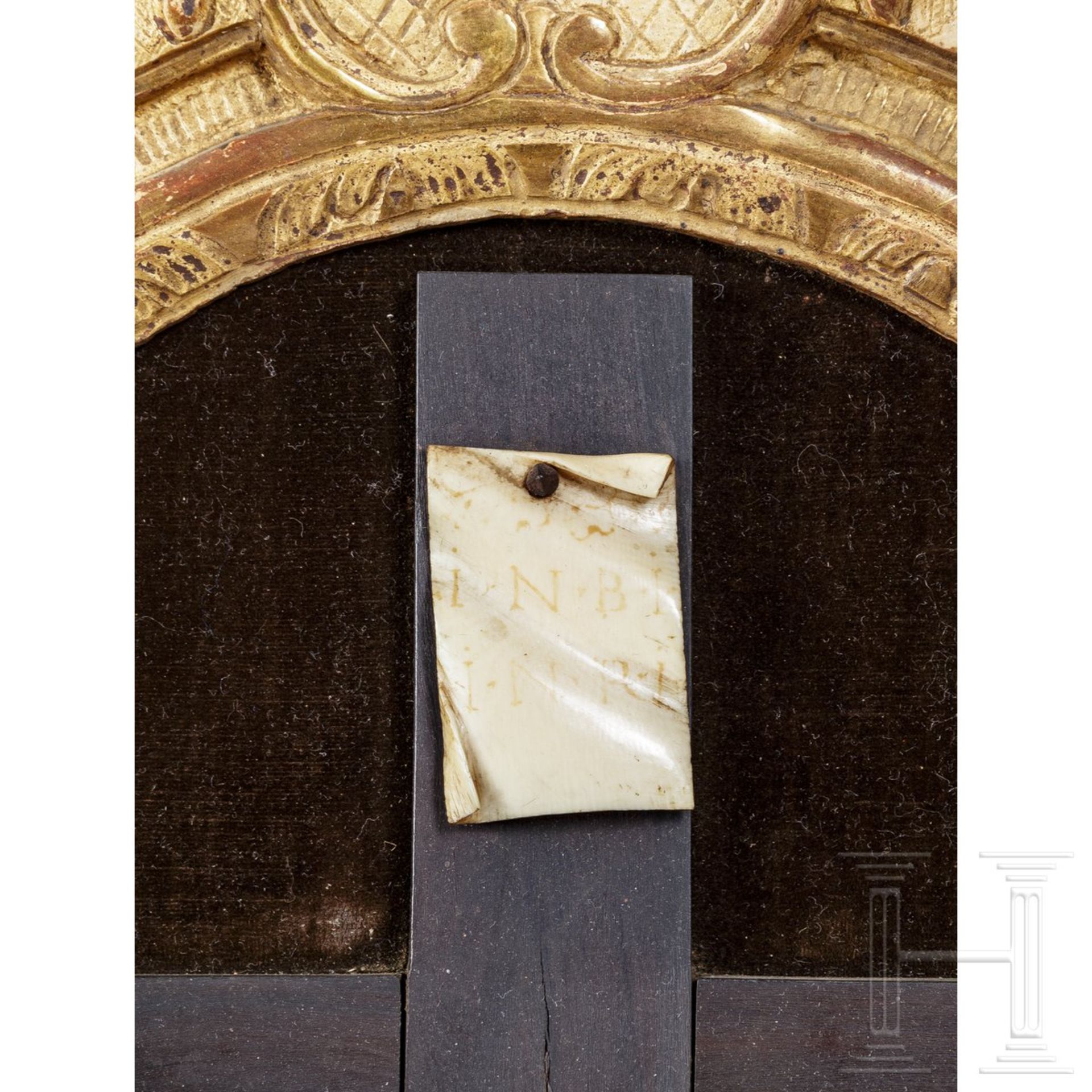 Barocker Korpus Christi im Louis XV-Rahmen, Frankreich, 18. Jhdt. - Image 4 of 5