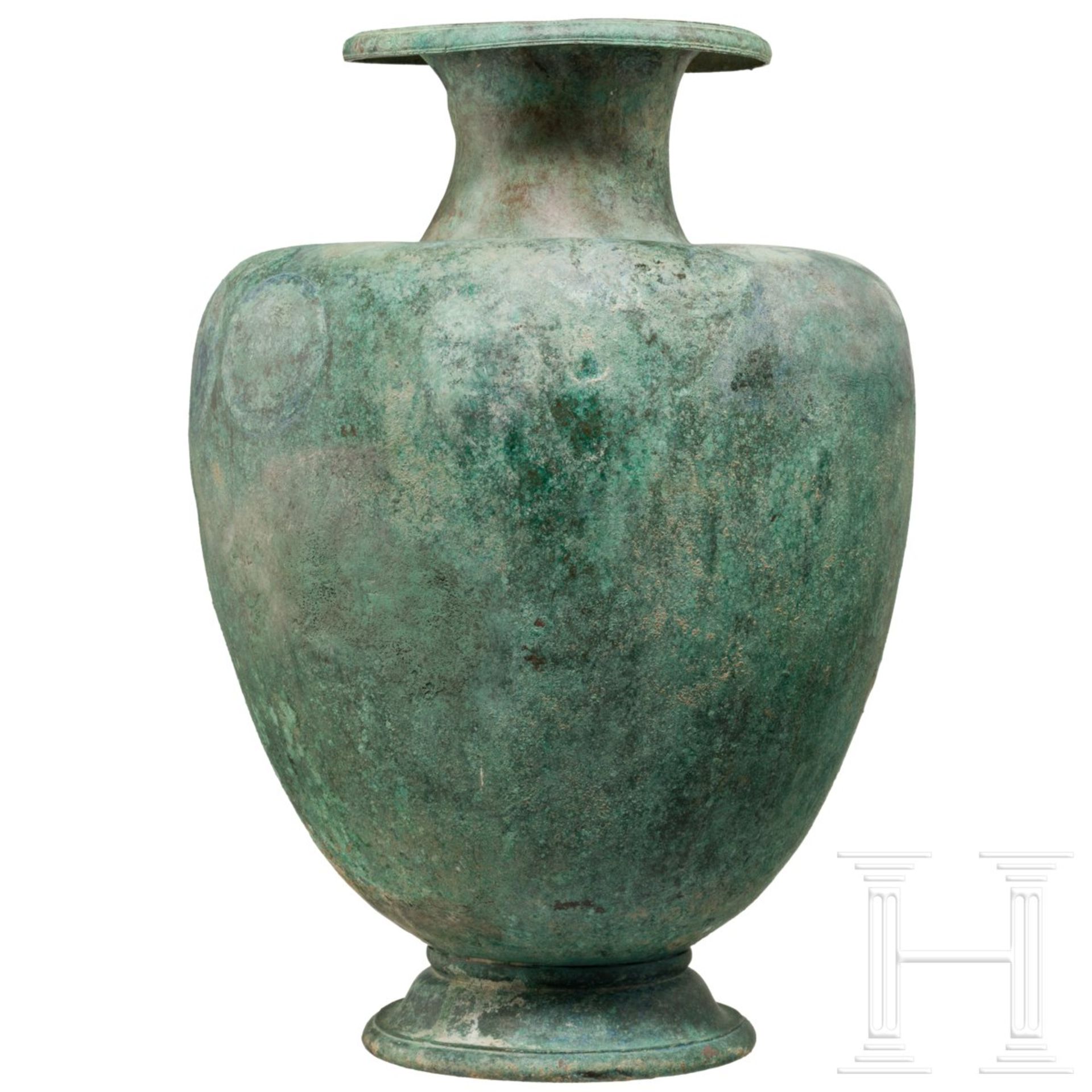 Bronzene Hydria, Griechenland, Klassik, 5. Jhdt. v. Chr. - Bild 3 aus 7