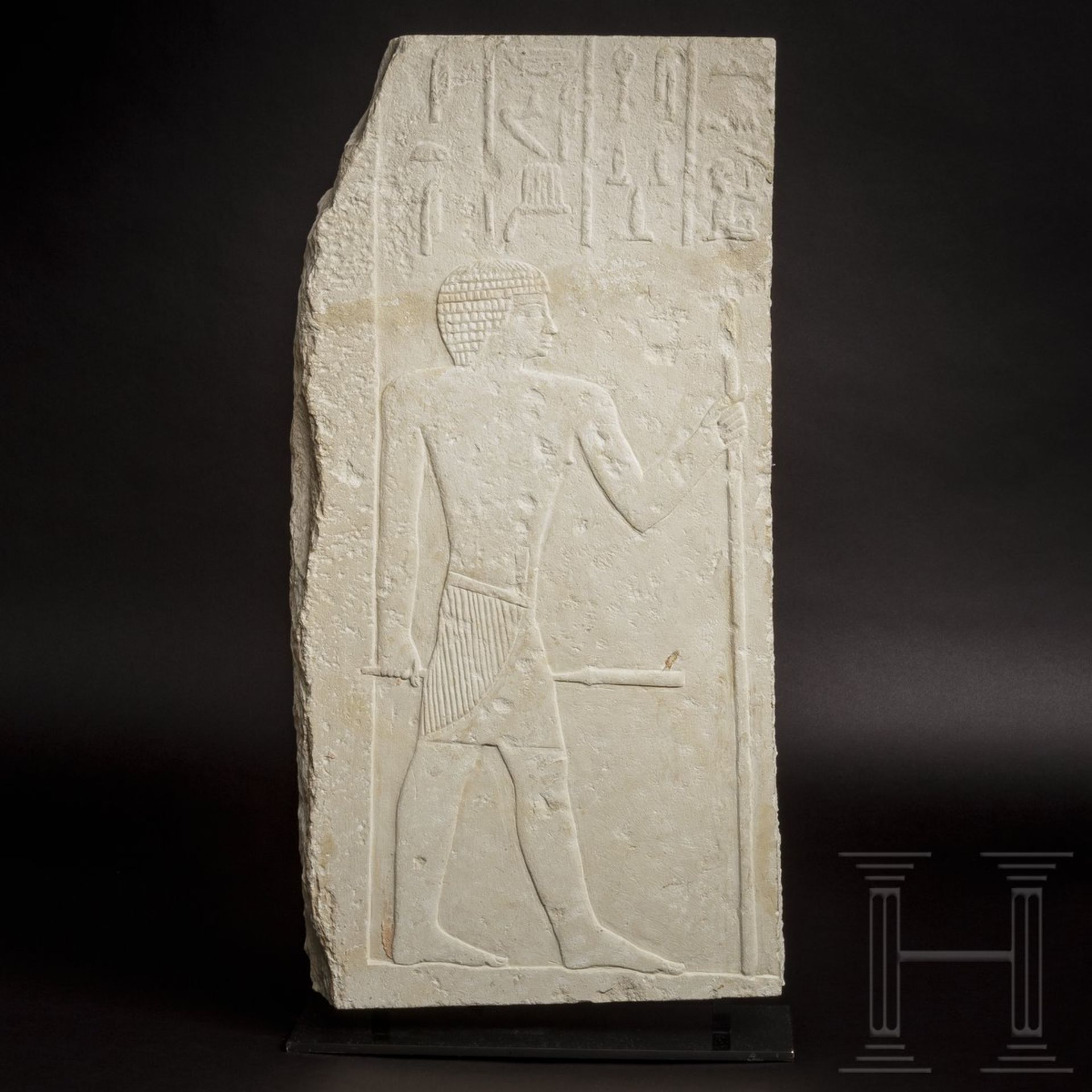 Eindrucksvolles Kalksteinrelief des Iti, Ägypten, Altes Reich, 5. - 6. Dynastie, 2498-2181 v. Chr.