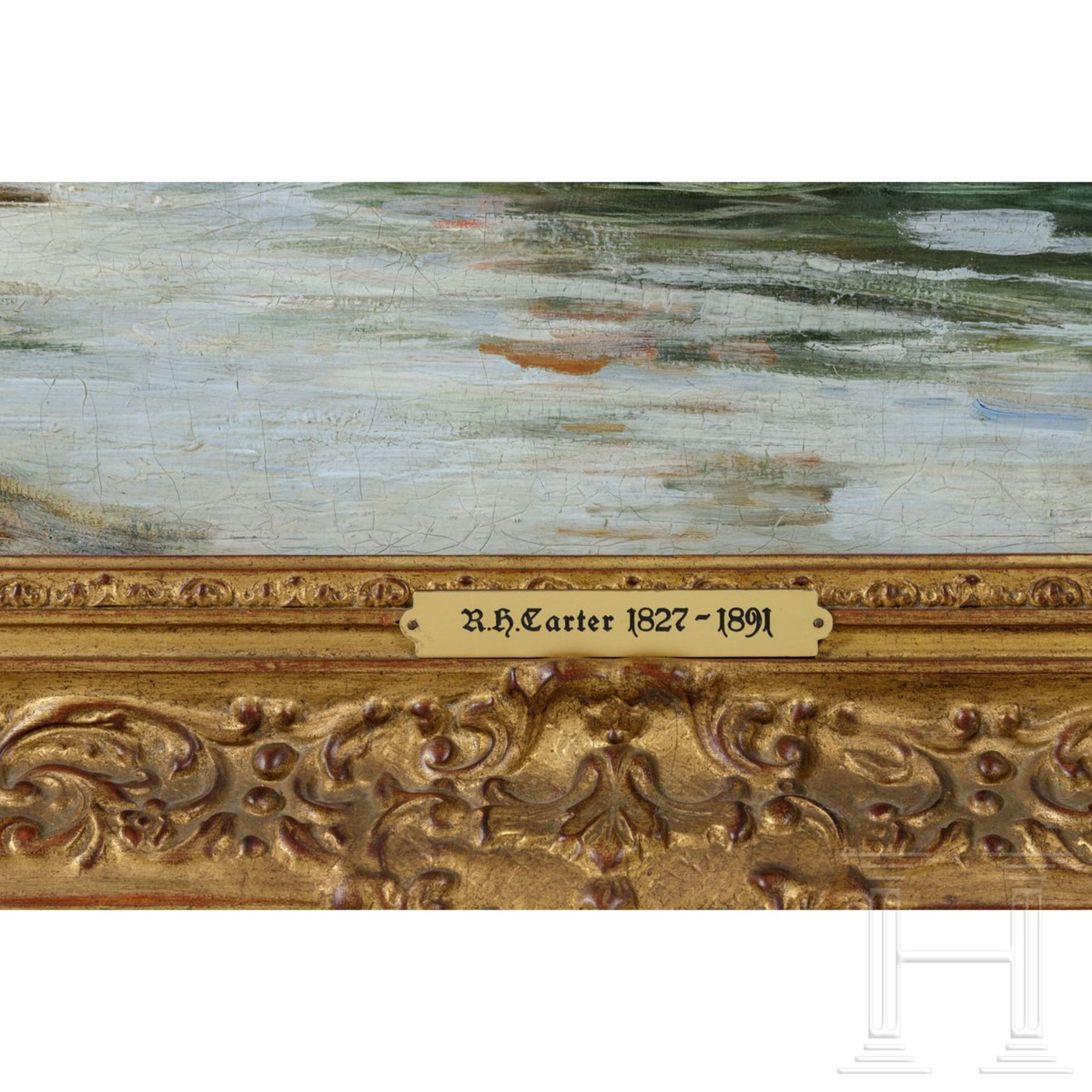 Richard Henry Carter (1827-91) – "Kornisch Fischerszene" - Bild 5 aus 7