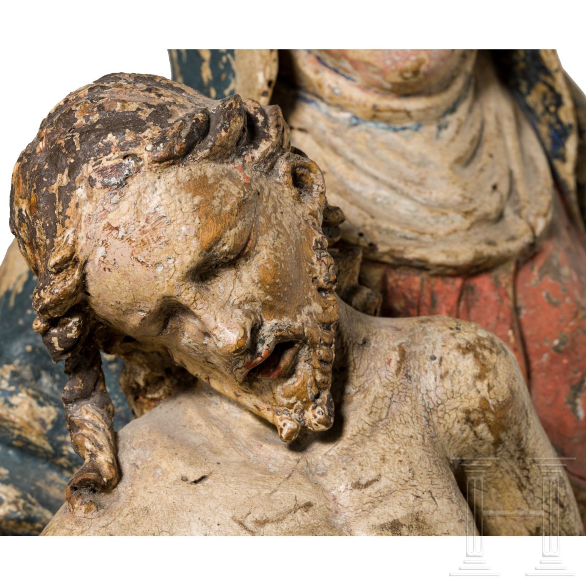 Beweinung Christi, Spanien oder Süditalien, um 1600 - Image 6 of 7