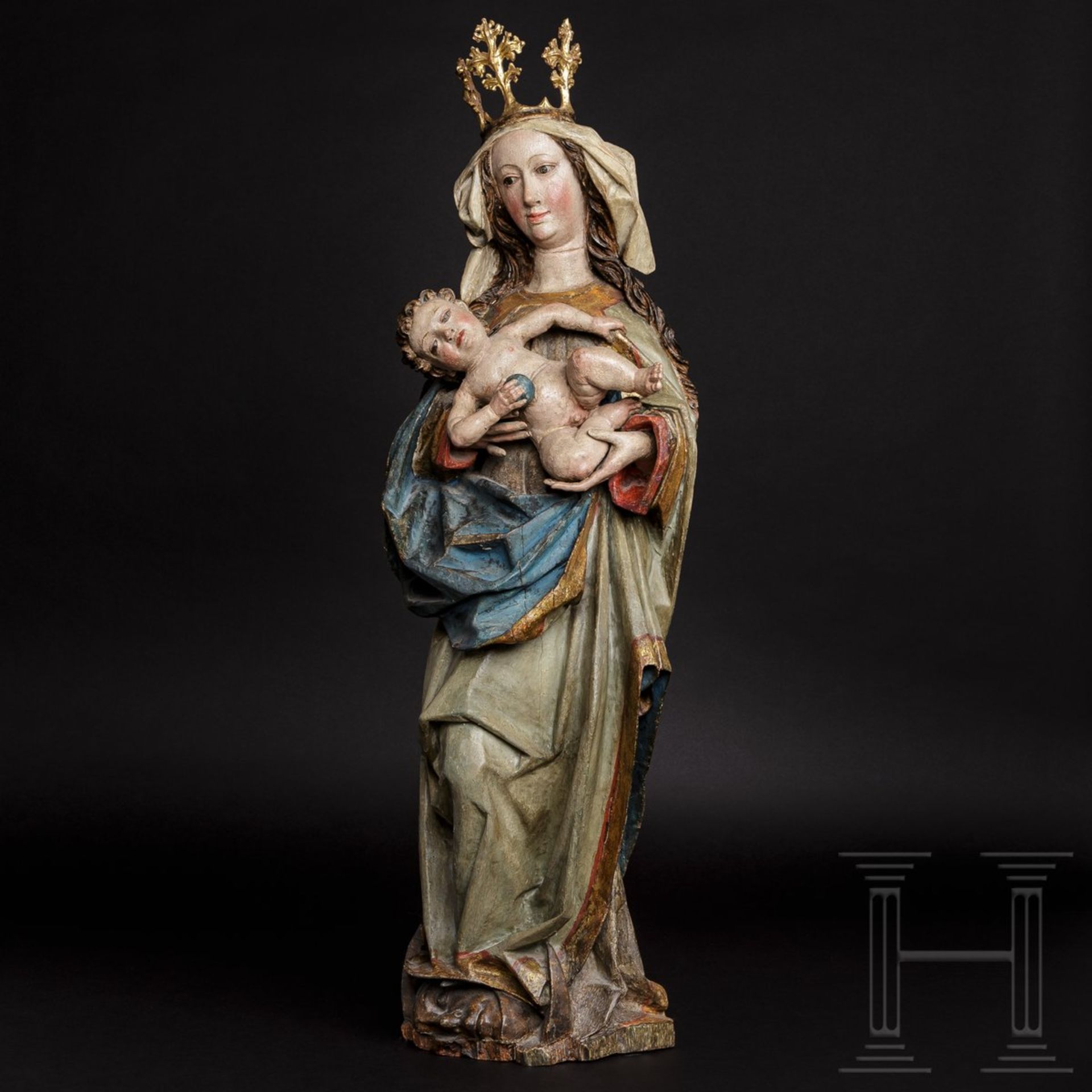 Spätgotische Madonna, Oberösterreich, um 1480