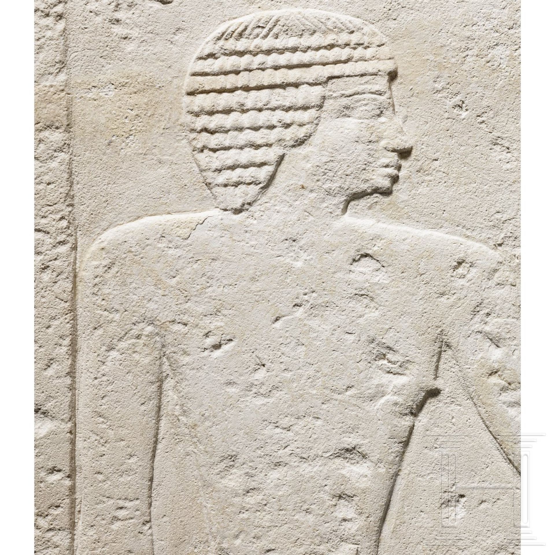 Eindrucksvolles Kalksteinrelief des Iti, Ägypten, Altes Reich, 5. - 6. Dynastie, 2498-2181 v. Chr. - Bild 5 aus 7