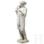 Marmorskulptur der Diana im antiken Stil, Frankreich, 19. Jhdt.