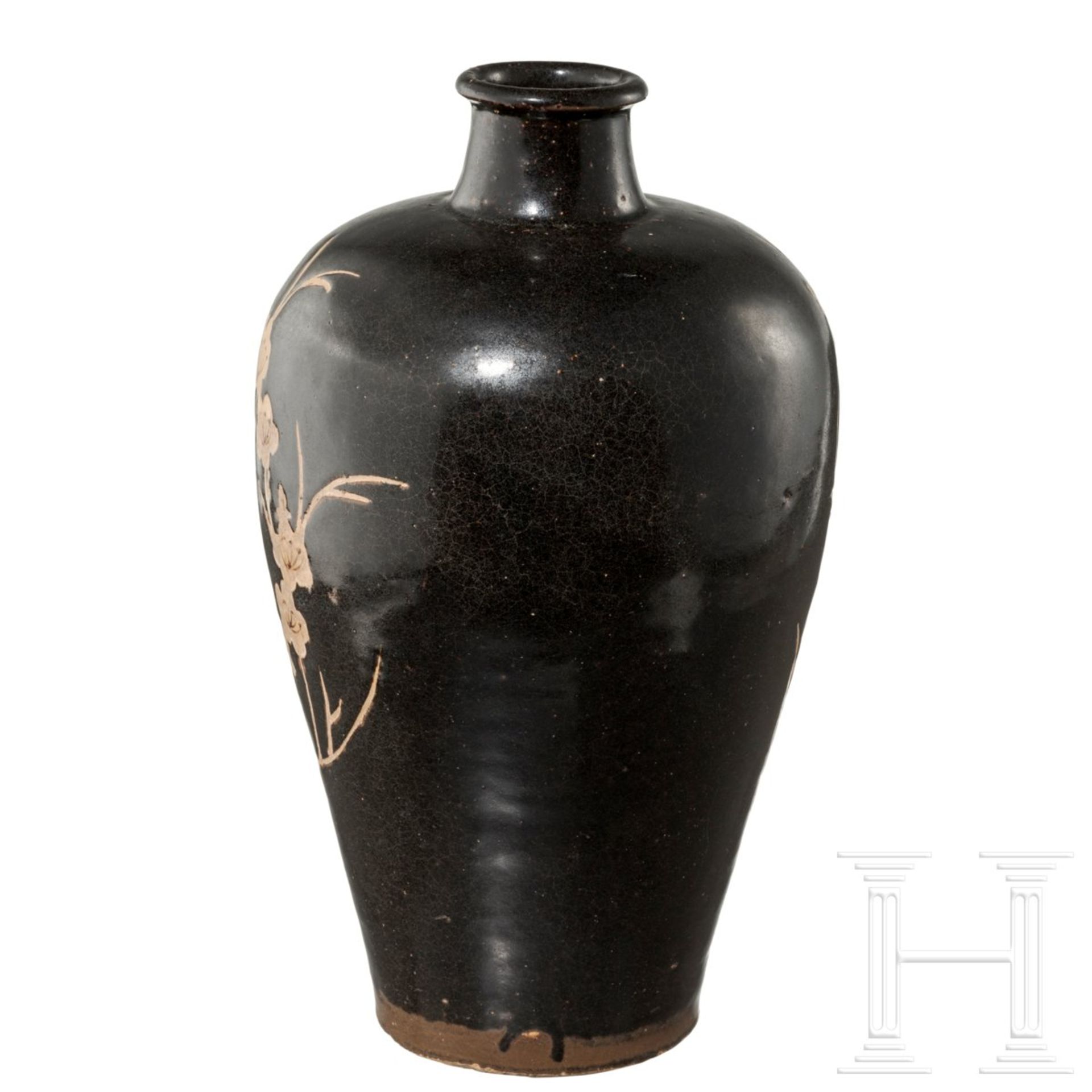 Jizhou-Meiping-Vase, China, 13. - 14. Jhdt. - Bild 3 aus 5