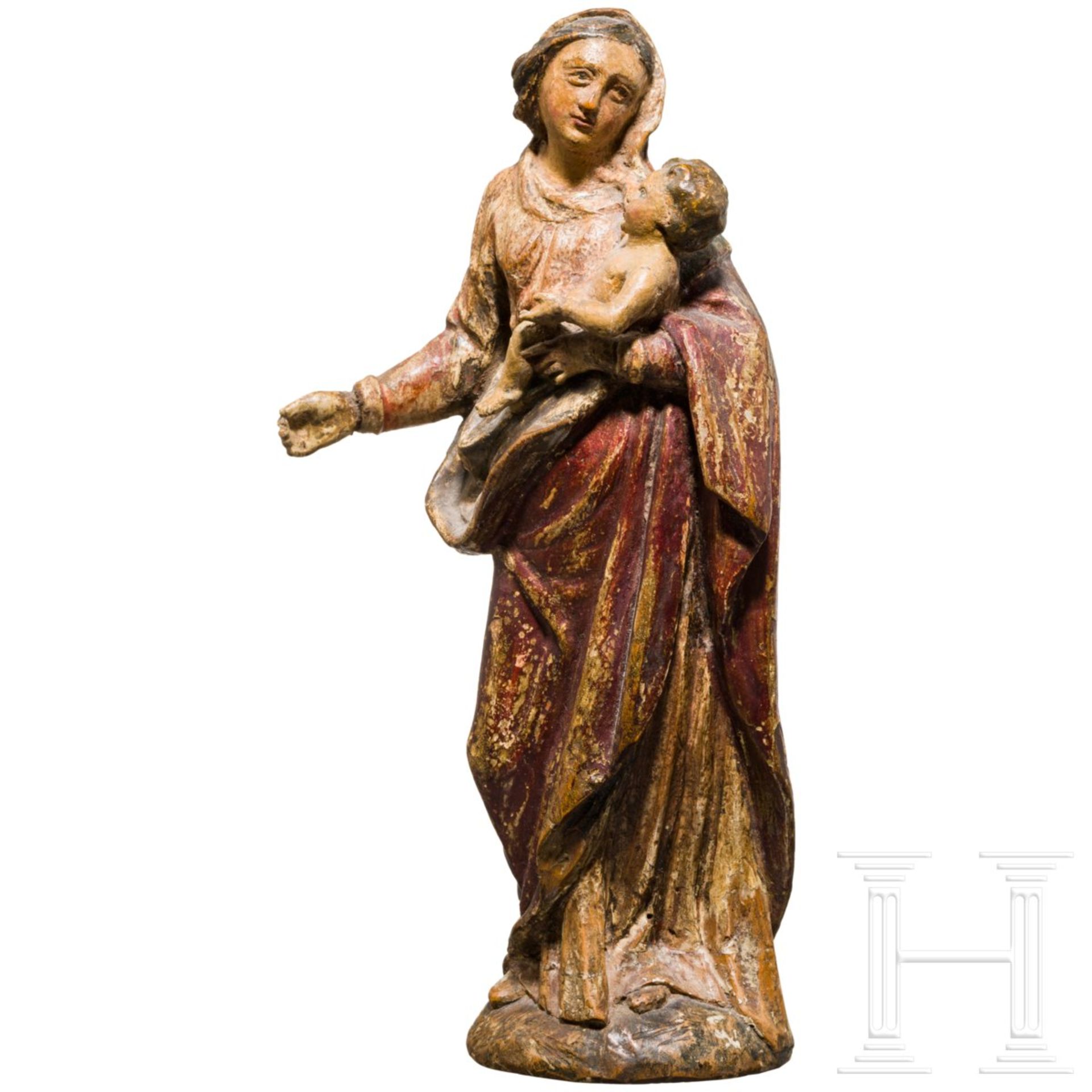 Madonnenfigur, süddeutsch, um 1700