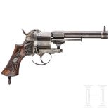 Stiftfeuerrevolver, Johann Fükert, Weipert/Österreich, um 1865