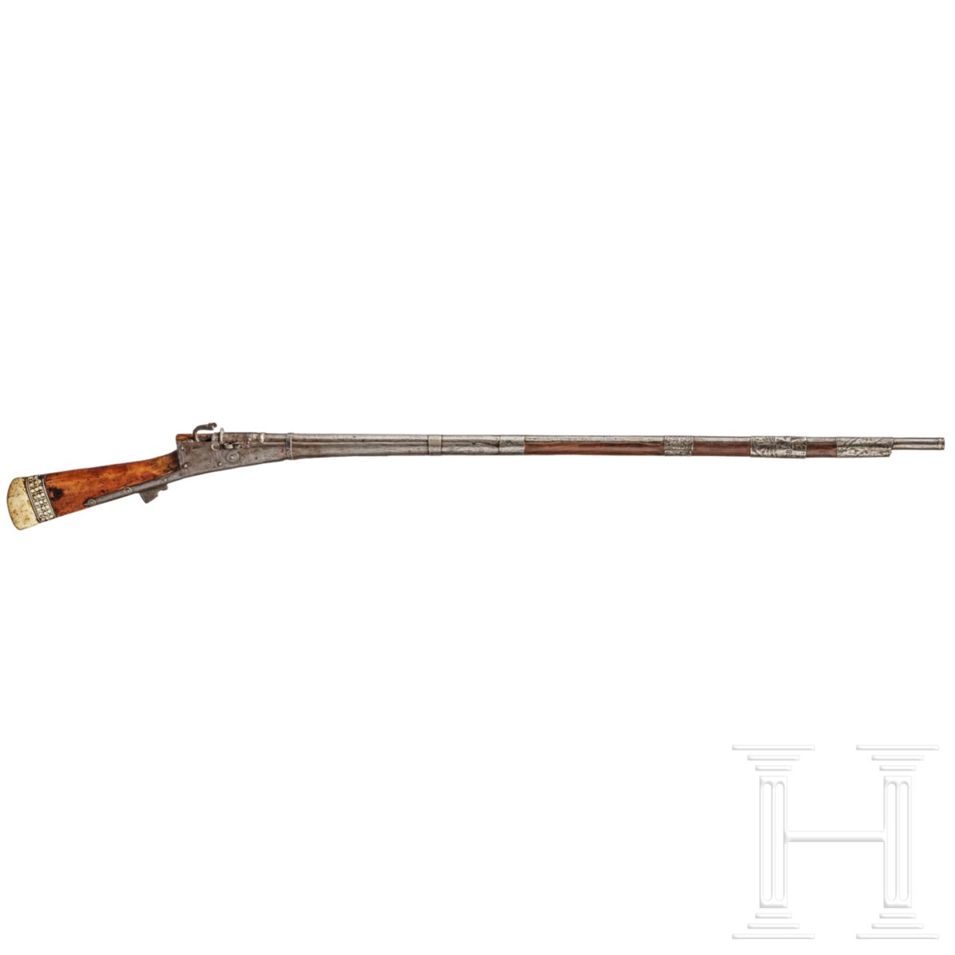 Luntenschlossgewehr, Indien, 18. Jhdt.