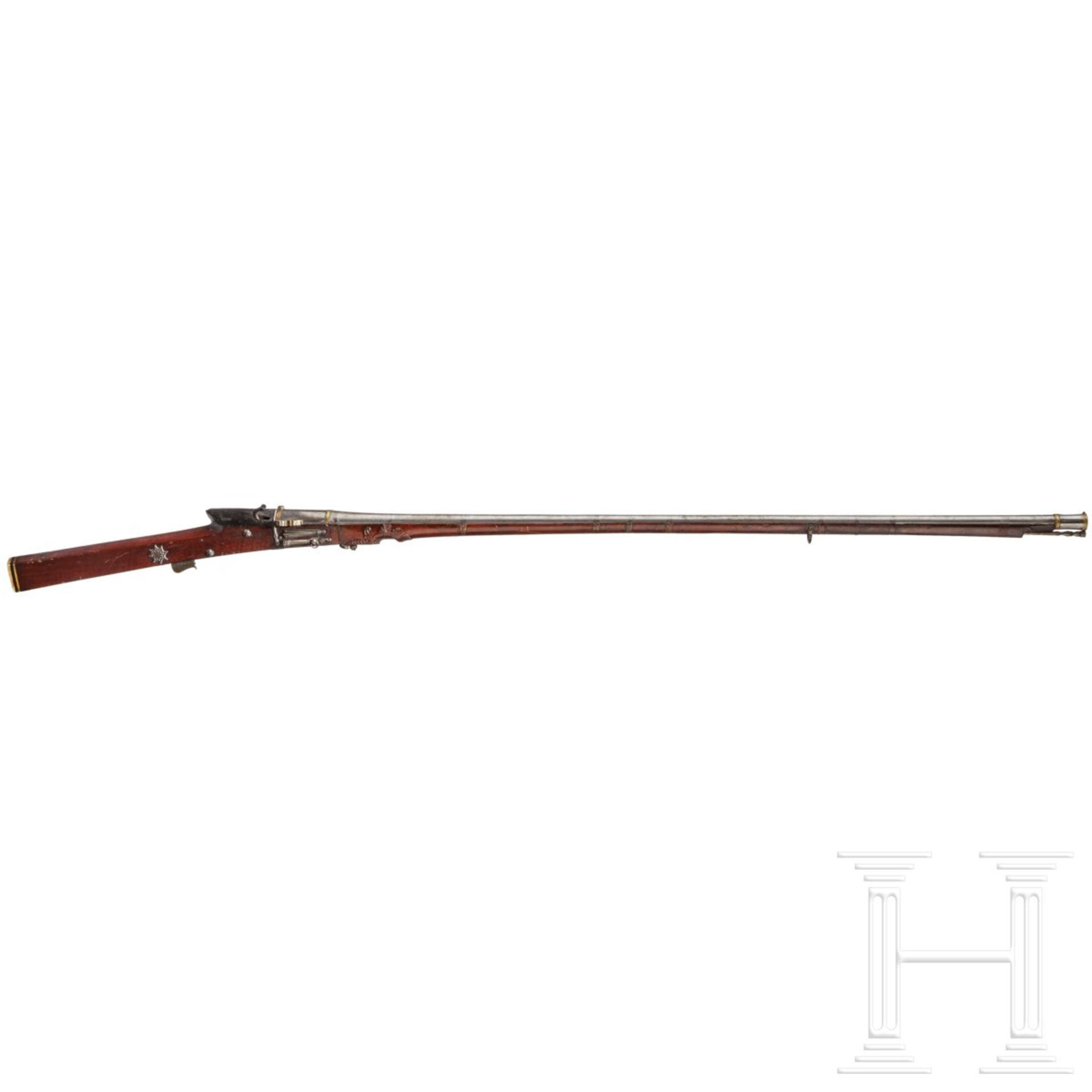 Luntenschlossgewehr, Indien, 18. Jhdt.