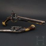 Ein Paar Luxus-Miqueletpistolen, A.P. Esteva in Barcelona, um 1730/40