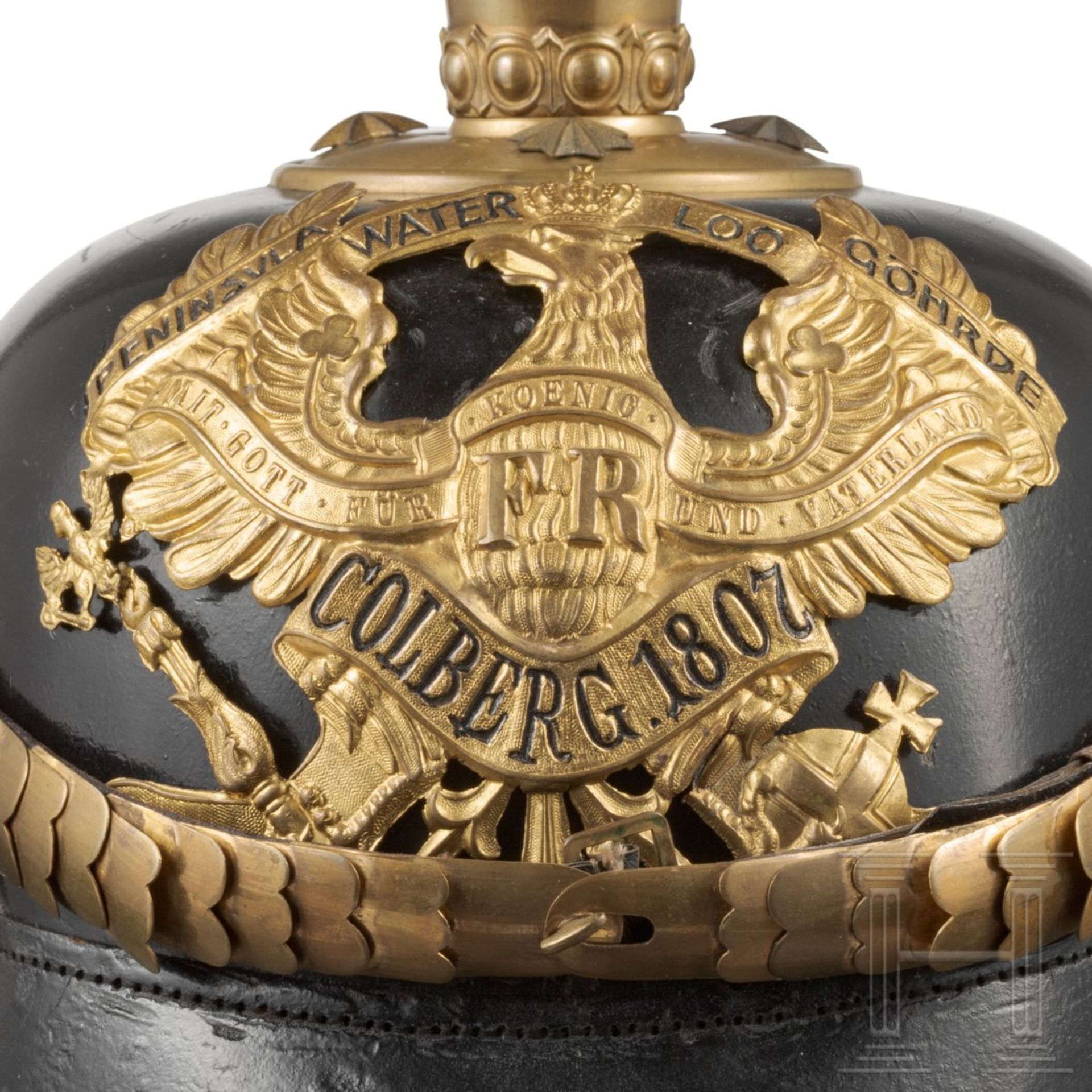 Helm für einen Fähnrich im Feldartillerie-Regiment "von Scharnhorst" (1. Hannoversches) Nr. 10 - Bild 7 aus 7