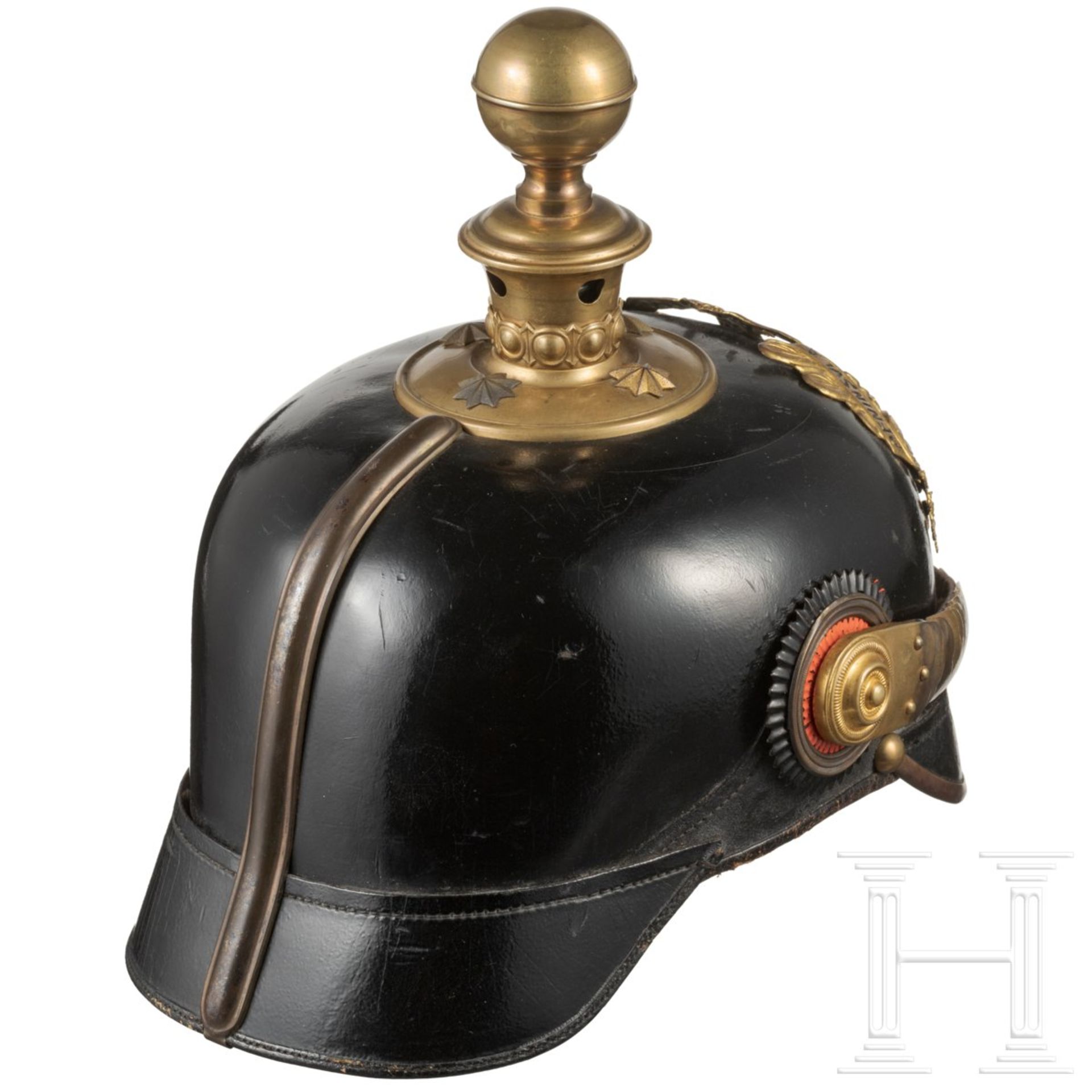 Helm für einen Fähnrich im Feldartillerie-Regiment "von Scharnhorst" (1. Hannoversches) Nr. 10 - Bild 4 aus 7