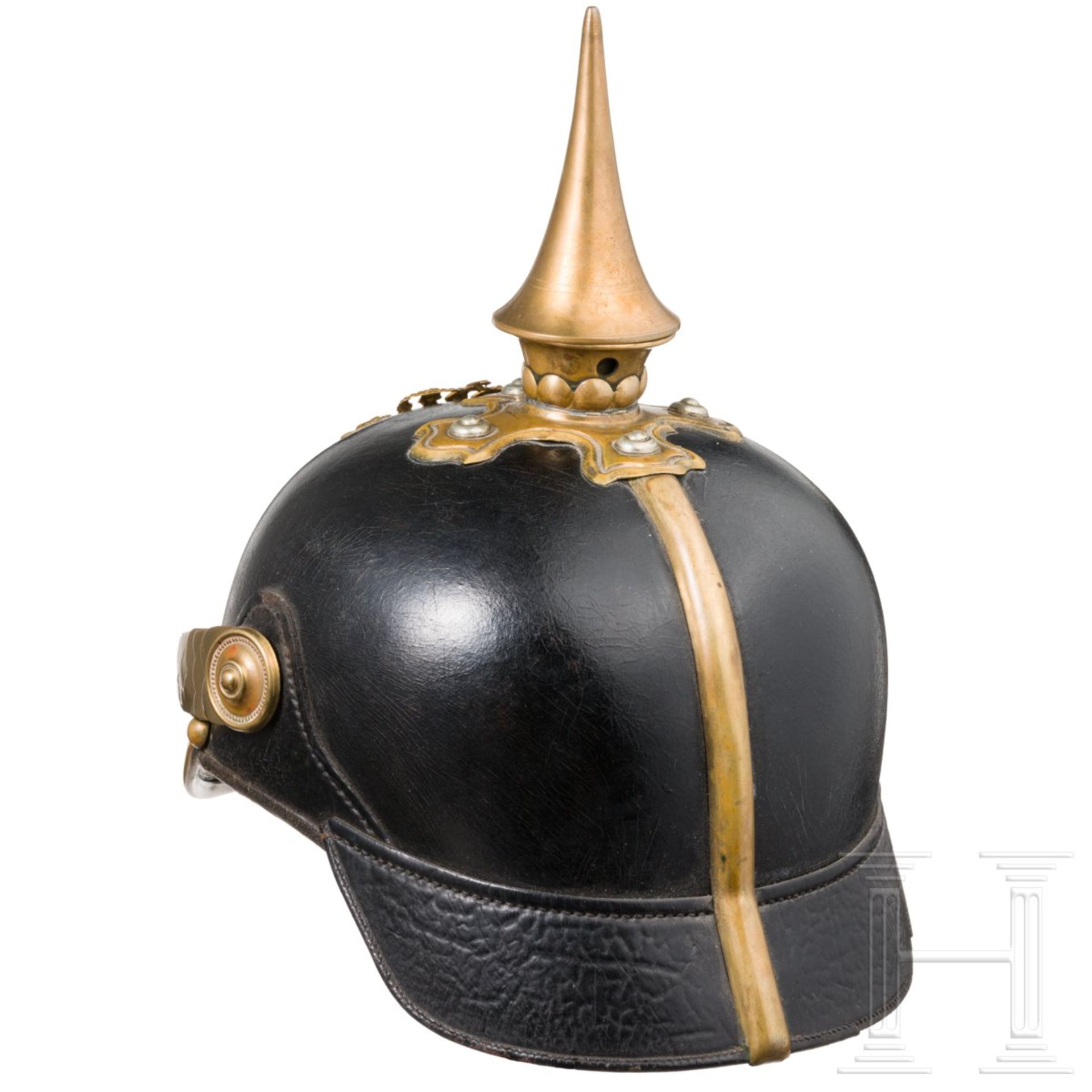 Helm für Beamte mit Hutkoffer, um 1890 - Bild 4 aus 6