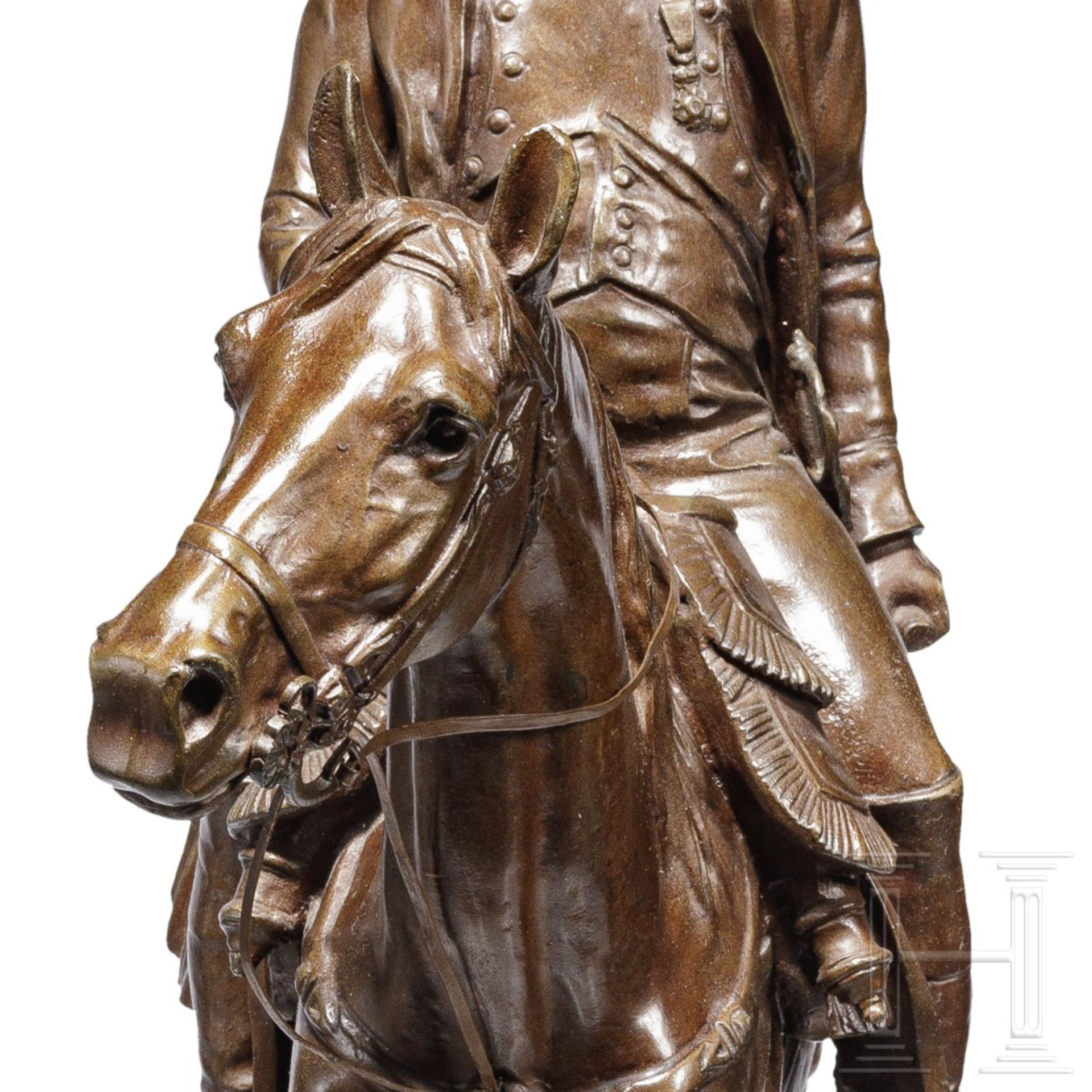 Louis Marie Morise (1818-83) – Napoleon I. Bonaparte zu Pferde - Bild 9 aus 9