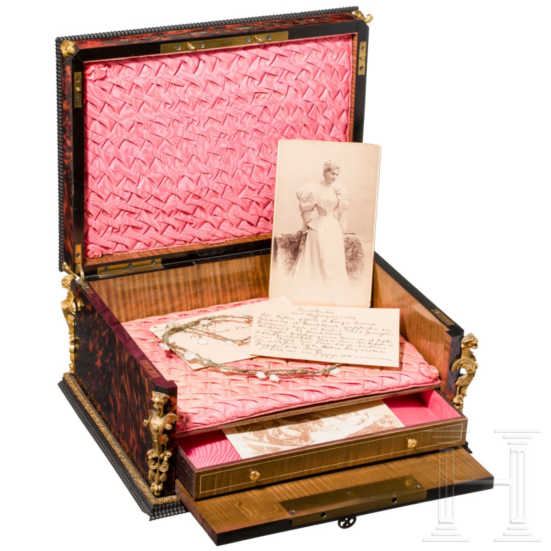 Großfürstin Anna Pavlovna. Königin der Niederlande (1795 - 1865) - höfische Schreibschatulle , Frank