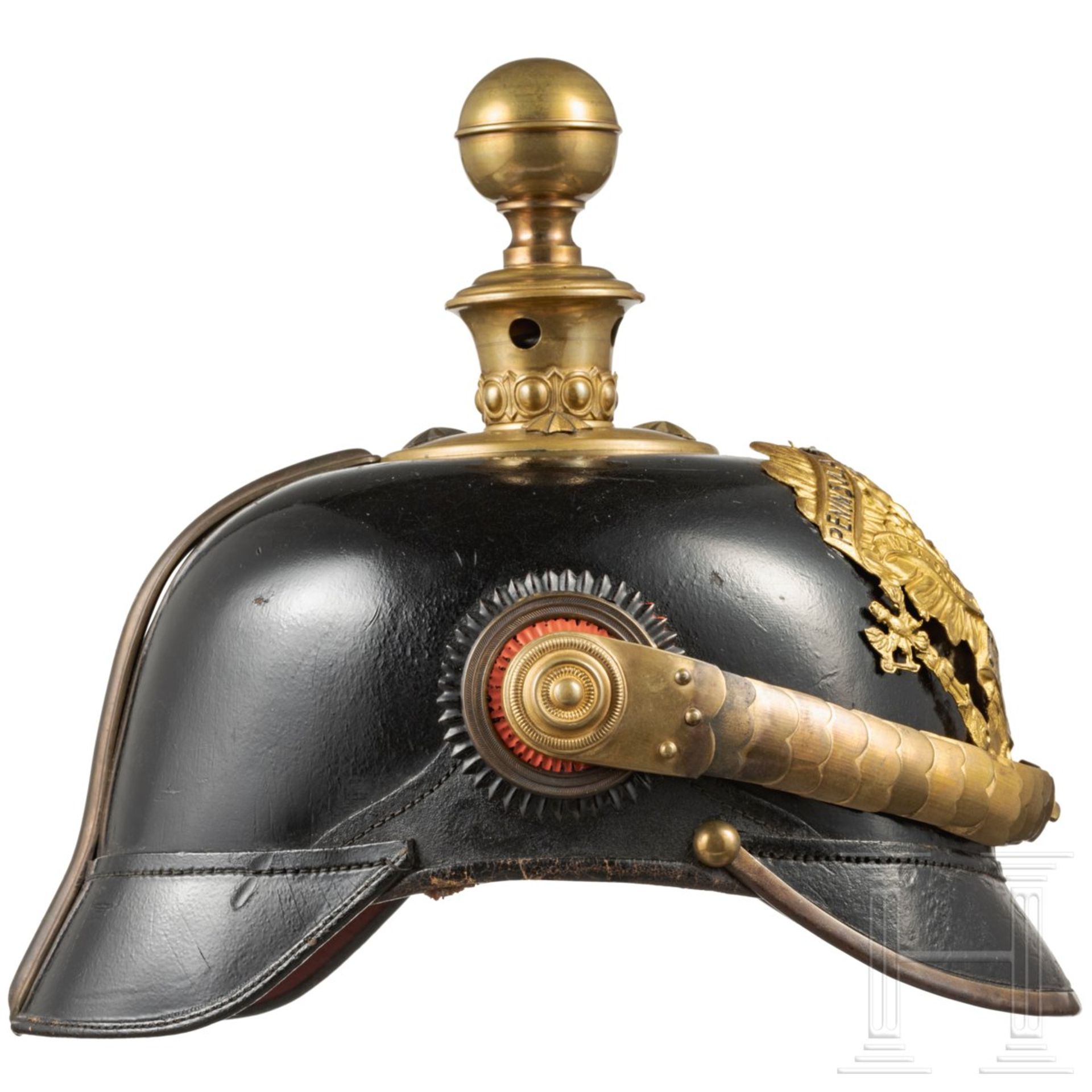 Helm für einen Fähnrich im Feldartillerie-Regiment "von Scharnhorst" (1. Hannoversches) Nr. 10 - Bild 3 aus 7