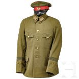 Uniform für einen Generalmajor der Kaiserlich Japanischen Garde im 2. WeltkriegSchirmmütze aus