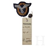 An Officer’s Combined Pilot's & Observer's Badge in BullionOf high quality, hand embroidered in