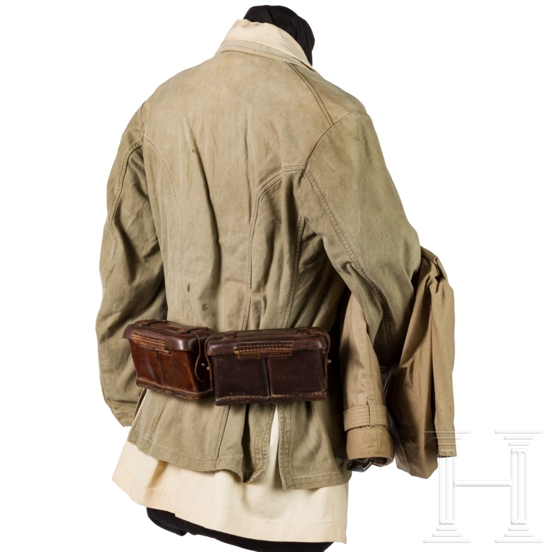 <de>Uniform- und Ausrüstungsensemble eines Soldaten der Marineinfanterie im 2. Weltkrieg<br>Dunkelgr - Bild 4 aus 10