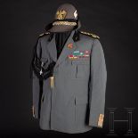Uniform M 29 für einen Console Generale der MVSNEleganter Hut im Alpinistil aus grauem Filz mit