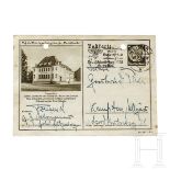 GFM Erwin Rommel – Postkarte an seine Tochter Gertrud Pan vom 27. Mai 1938Bedruckte Postkarte "