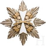 Deutscher Adler-Orden - Bruststern zum Großkreuz mit SchwerternAchtstrahliger silberner