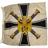 Großadmiral Karl Dönitz - Flagge als GroßadmiralWeißes Baumwollleinen, beidseitig farbig bedruckt