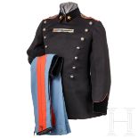 Uniformensemble eines Generals aus der Regierungszeit des Königs Umberto II. von Savoyen (1904-83)