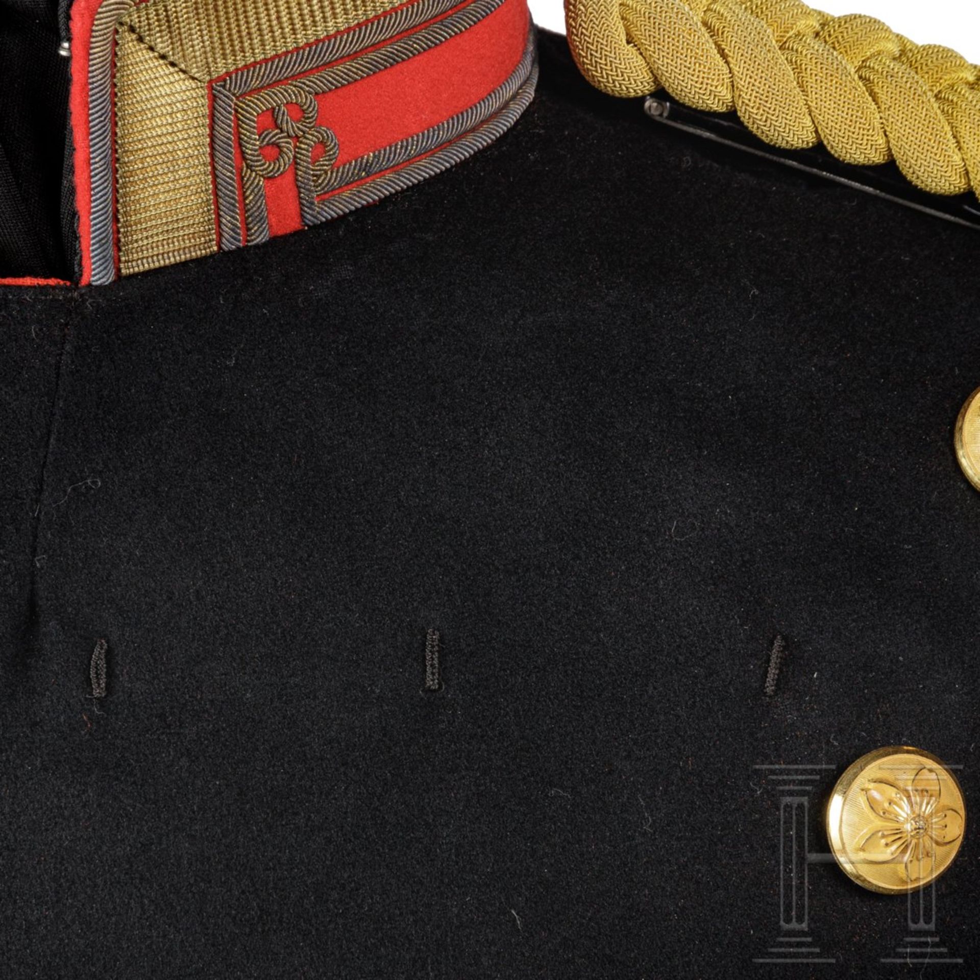 <de>Paradeuniform für einen Leutnant der Kaiserlich Japanischen Armee im 2. Weltkrieg<br>Käppi aus s - Bild 7 aus 20
