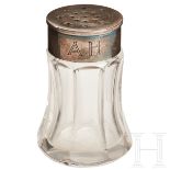 Adolf Hitler – a Spice Shaker from his Personal ServicePolished crystal glass with a silver