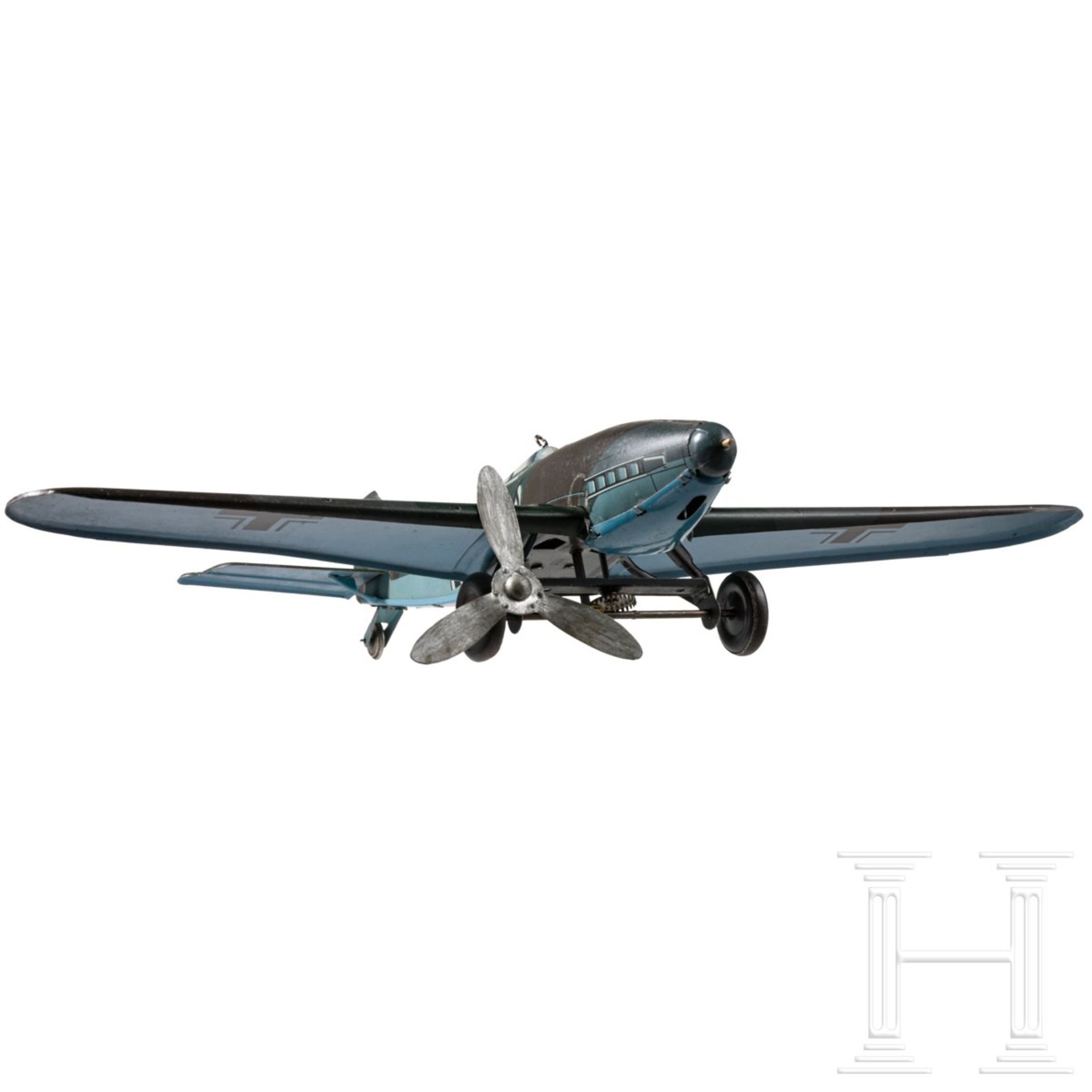 <de>TippCo-Flugzeug Messerschmitt Jagdflieger ME 109  <br>TippCo-Flugzeug, Blechausführung, 30er Jah - Bild 3 aus 7