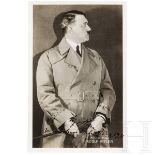 Adolf Hitler – eigenhändig signierte Hoffmann-Fotopostkarte vom Dezember 1933Dreiviertelportrait
