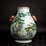 Große "100-Kraniche-Vase", China, frühe Republikzeit