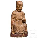 Figur eines weisen Mannes, China, 18./19. Jhdt.