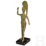 Hoplitenfigur eines Kriegers, Bronze, Umbrien, 5. Jhdt. v. Chr.