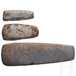 Drei Steinbeile, Neolithikum