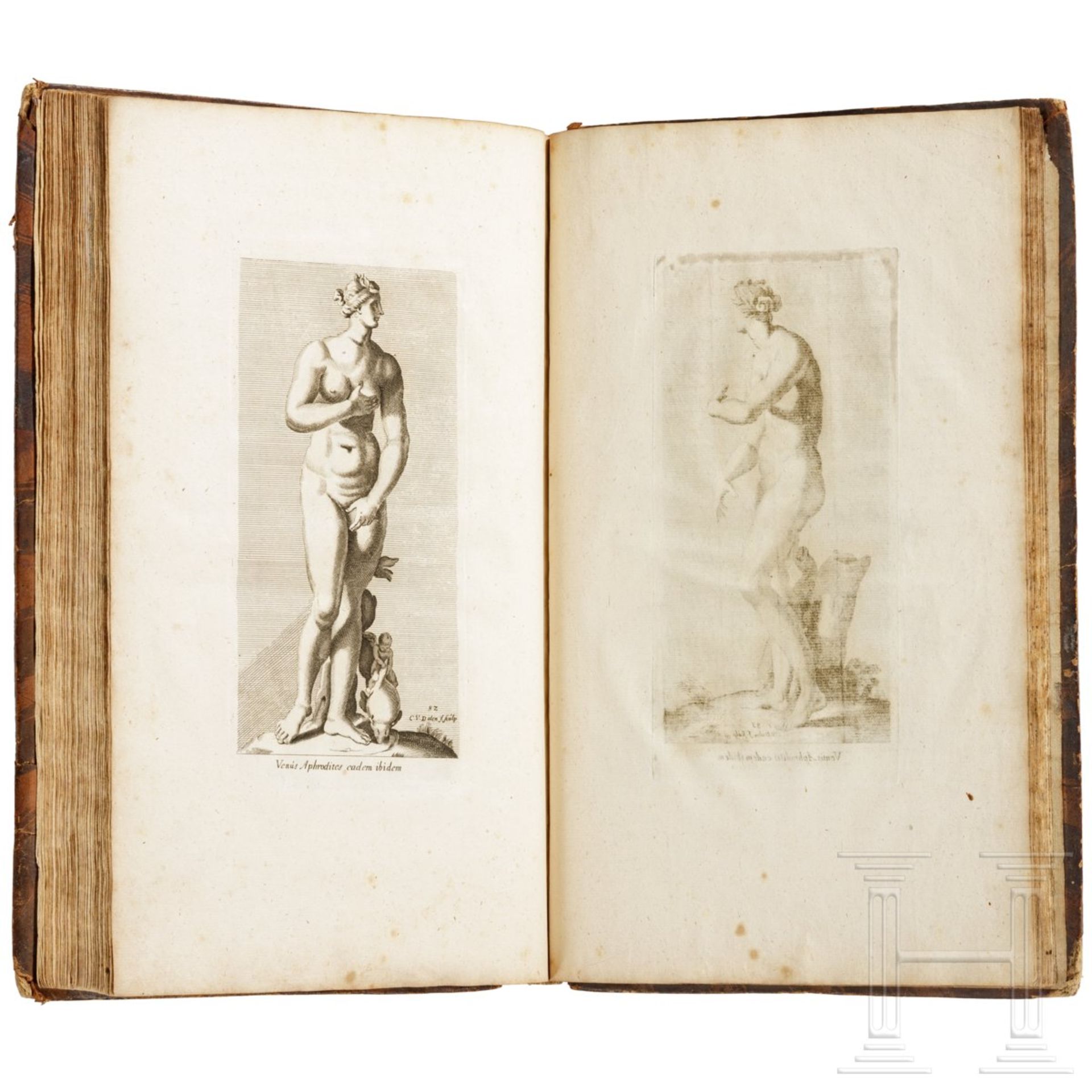 "Kunstkabinet", Tafelwerk über die Standbilder des antiken Roms, Gravenhage, 1737 - Bild 8 aus 11