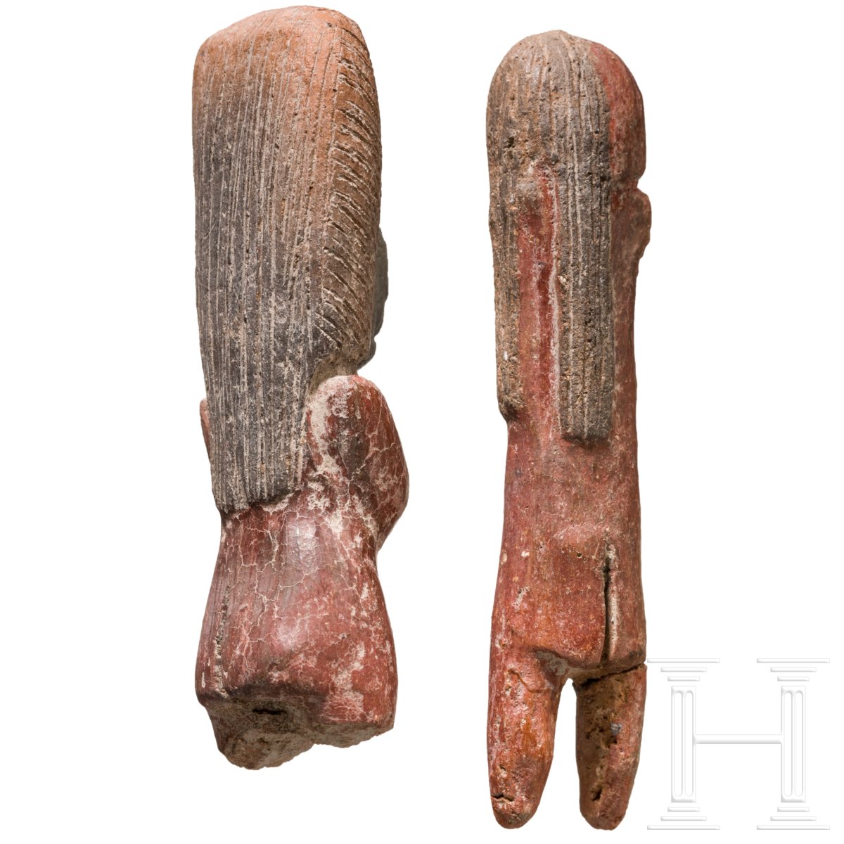Ein Paar Kleinterrakotten, Valdivia-Kultur, Eucador, 2500 – 2000 v. Chr. - Image 2 of 3
