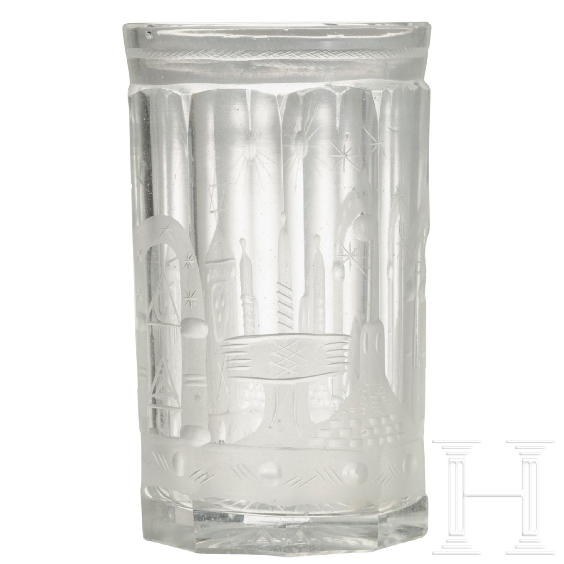 Logenglas, deutsch, 19. Jhdt. - Bild 2 aus 3