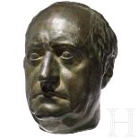 Johann Wolfgang von Goethe - bronzierte Gipsmaske