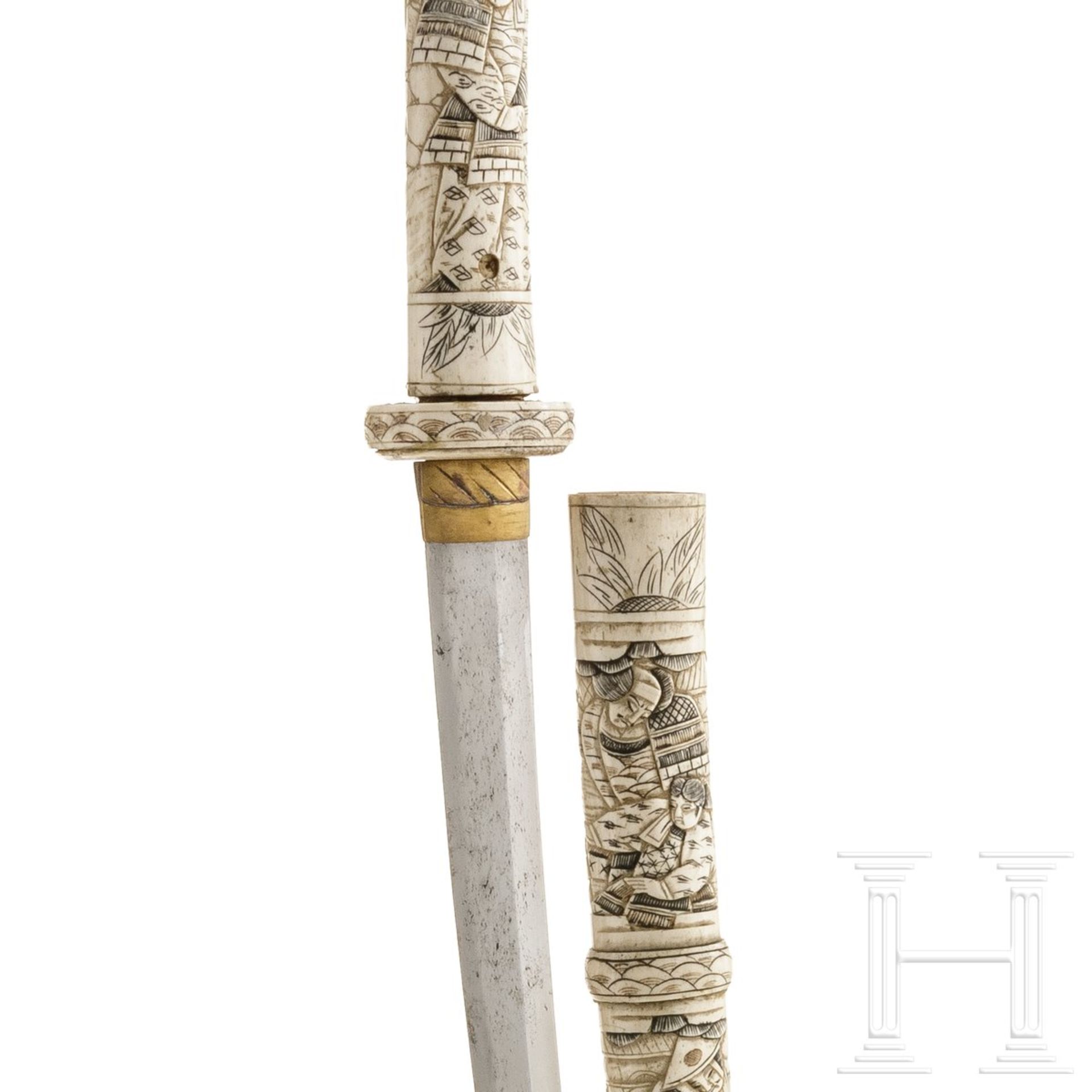 Walbein-Katana, Japan, Klinge um 1450 - Image 3 of 3