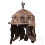 Sino-tibetischer Helm, neuzeitliche Fertigung im Stil des 15./16. Jhdts.