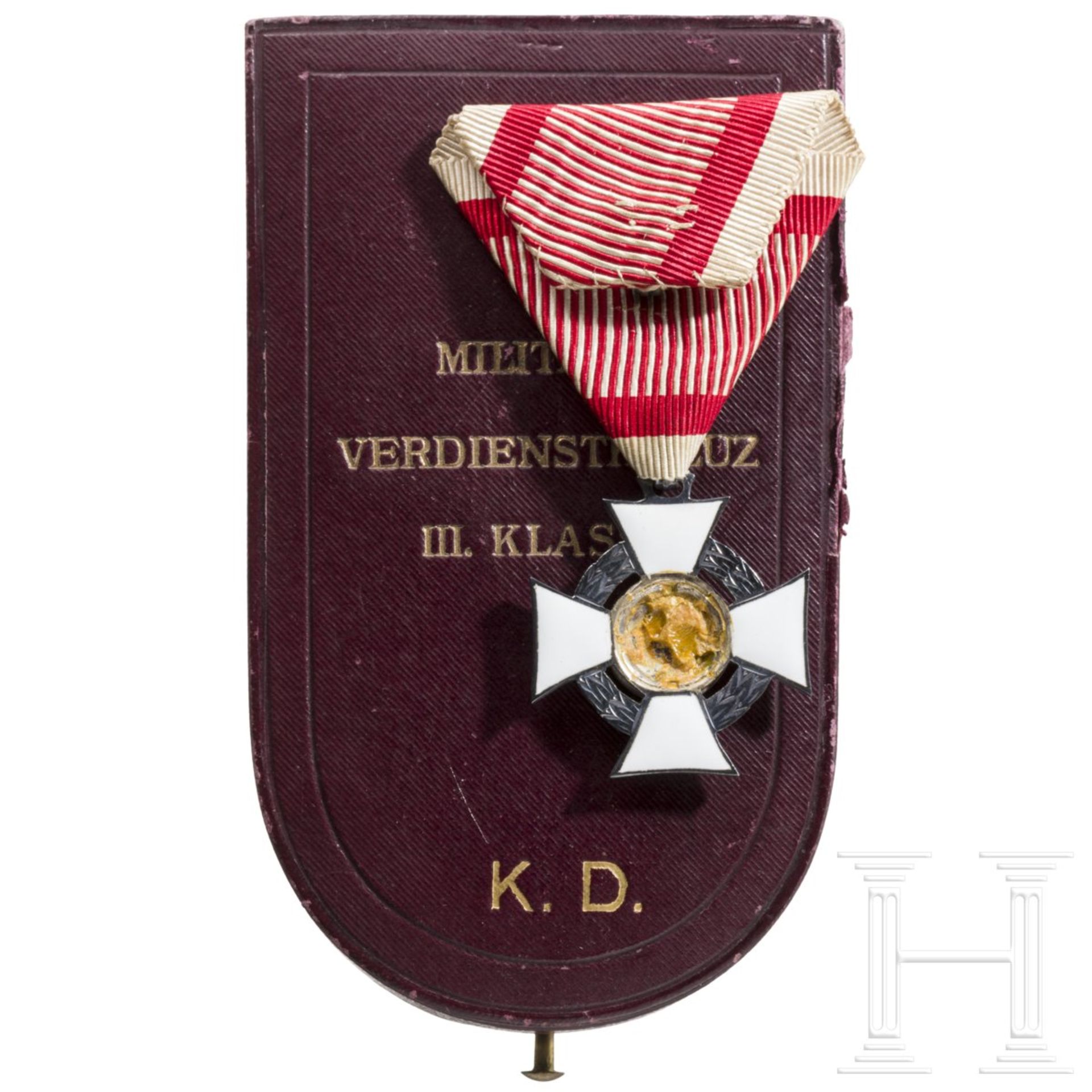 Militärverdienstkreuz 3. Klasse mit Kriegsdekoration - Image 2 of 2