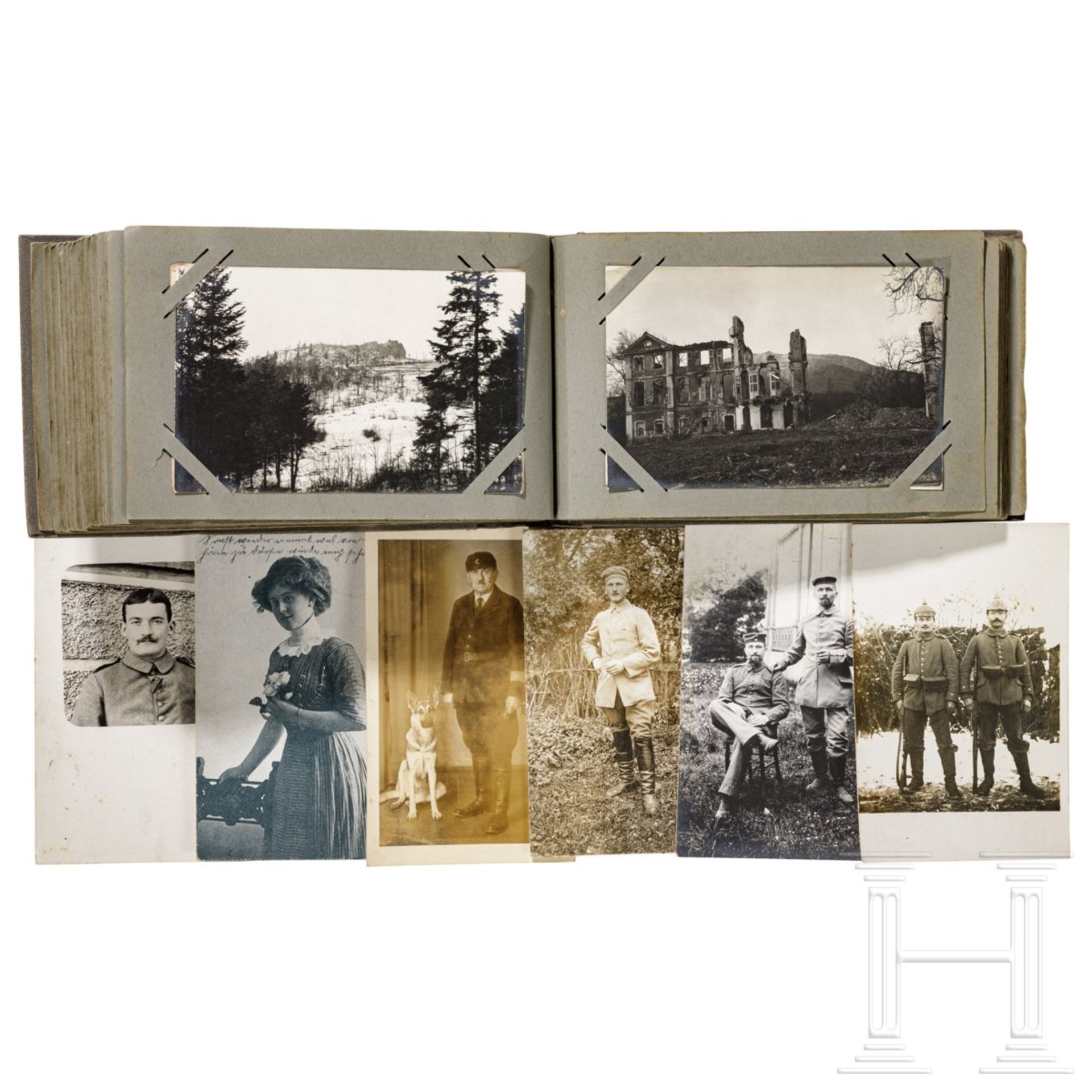 Fotoalbum Vogesen-Front (Front des Vosges), 1914-18 - Bild 3 aus 4