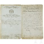 König Maximilian I. Joseph - Schreiben mit Originalunterschrift