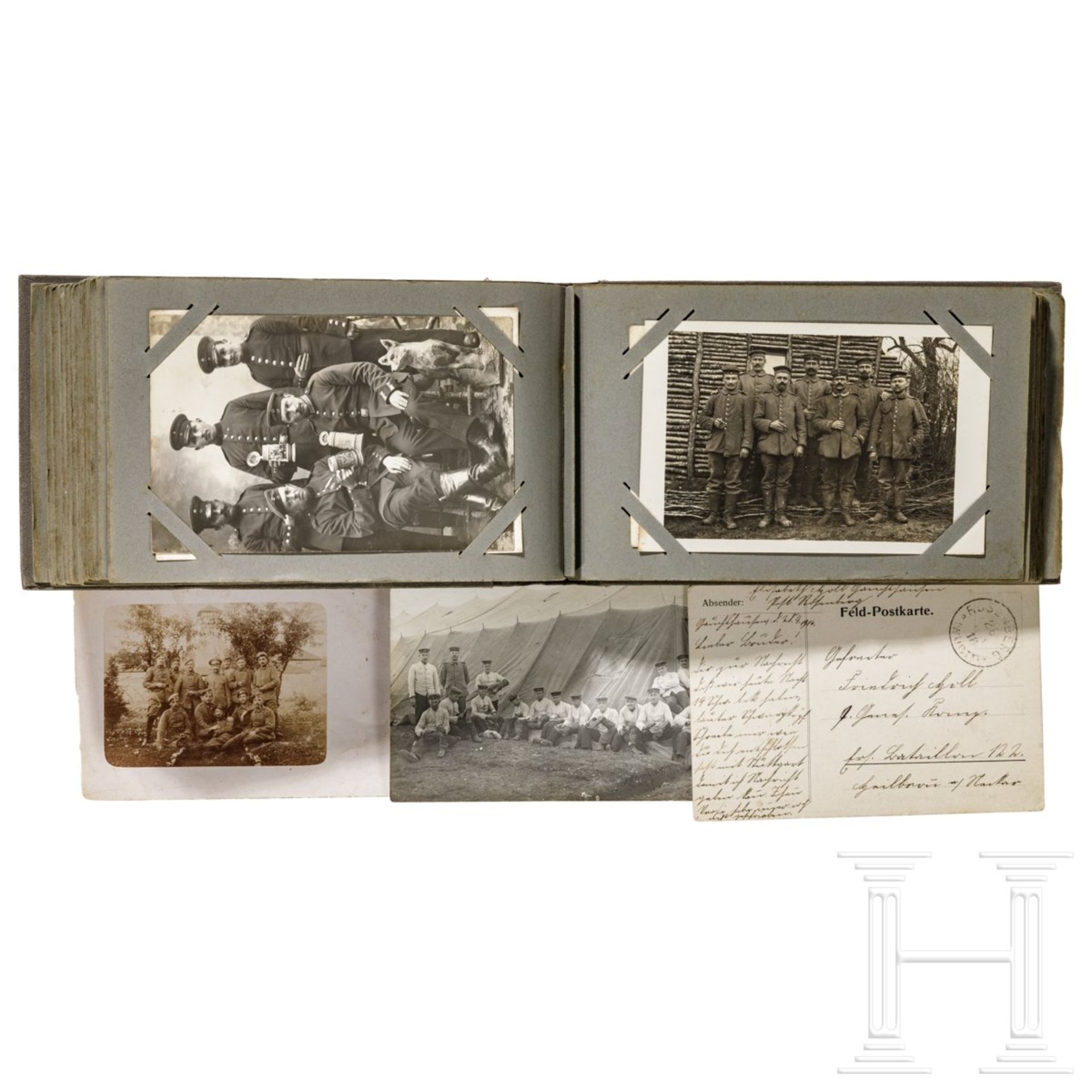 Fotoalbum Vogesen-Front (Front des Vosges), 1914-18 - Bild 2 aus 4