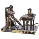 Napoleon Bonaparte - Tischlampe aus Bronze, Frankreich, 20. Jhdt.